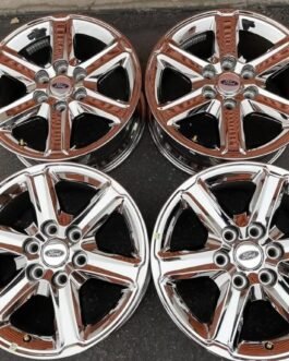 18” OEM ORIGINAL Factory PVD Chrome Wheels Rims for Ford F-150 & Expedition