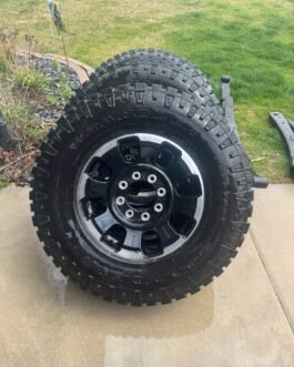 18” OEM Wheels 35″ Tires Platinum Lariat TPMS Black