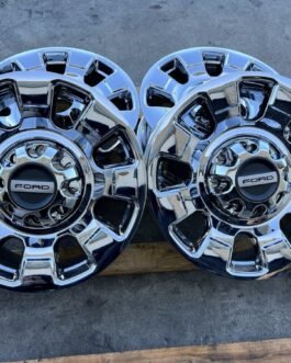 20” 2025 Ford F-250 & F-350 Factory OEM Chrome Wheels – Original Stock Rims