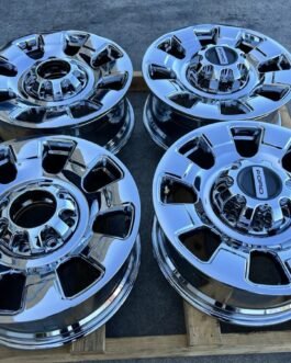 20” 2025 Ford F-250 & F-350 Factory OEM Chrome Wheels – Original Stock Rims