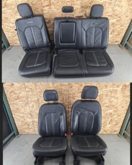 2015-2020 F150 PLATINUM HEAT COOL MASSAGE SEATS SET NAPA LEATHER OEM V34