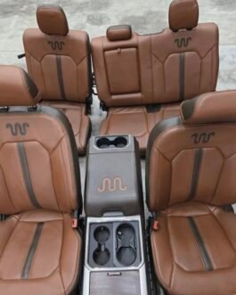 2017–2022 Ford F350 Super Duty King Ranch Complete Seat Set w/ Console | OEM Leather Upgrade